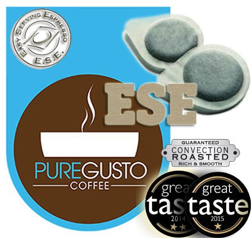 PureGusto Signature Arabica - Great Taste Award - ESE Pods x 100